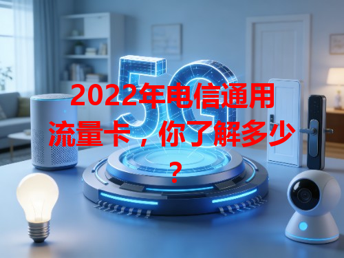 2022年电信通用流量卡，你了解多少？