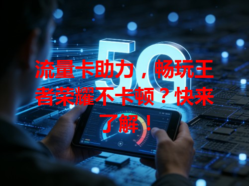 流量卡助力，畅玩王者荣耀不卡顿？快来了解！