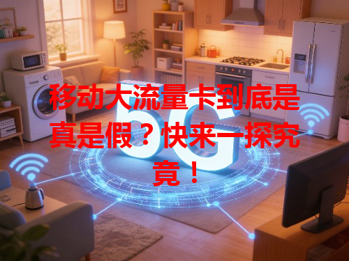 移动大流量卡到底是真是假？快来一探究竟！