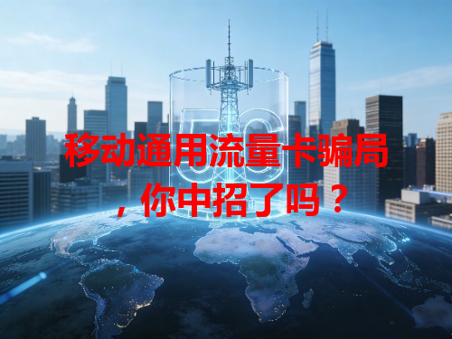 移动通用流量卡骗局，你中招了吗？