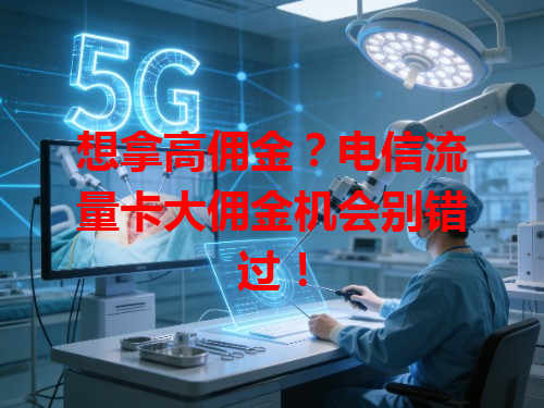 想拿高佣金？电信流量卡大佣金机会别错过！