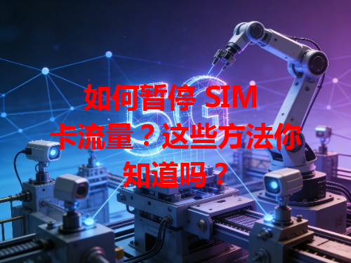 如何暂停 SIM 卡流量？这些方法你知道吗？