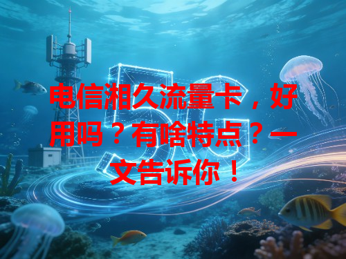 电信湘久流量卡，好用吗？有啥特点？一文告诉你！