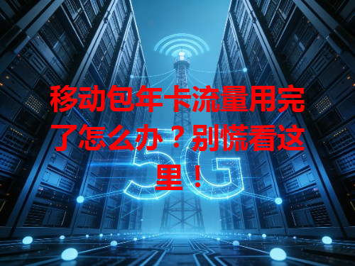 移动包年卡流量用完了怎么办？别慌看这里！