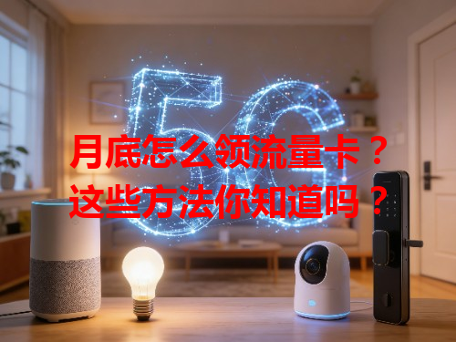 月底怎么领流量卡？这些方法你知道吗？