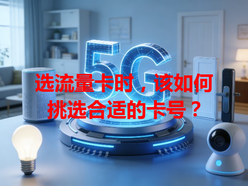选流量卡时，该如何挑选合适的卡号？