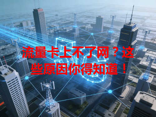 流量卡上不了网？这些原因你得知道！