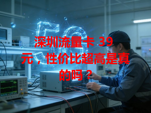 深圳流量卡 39 元，性价比超高是真的吗？