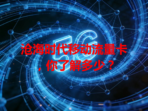 沧海时代移动流量卡，你了解多少？