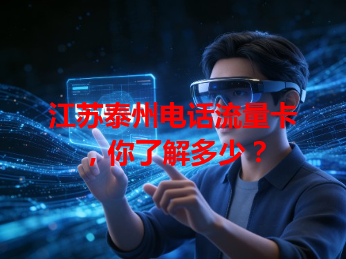 江苏泰州电话流量卡，你了解多少？