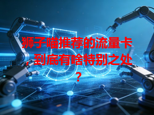 狮子喵推荐的流量卡，到底有啥特别之处？