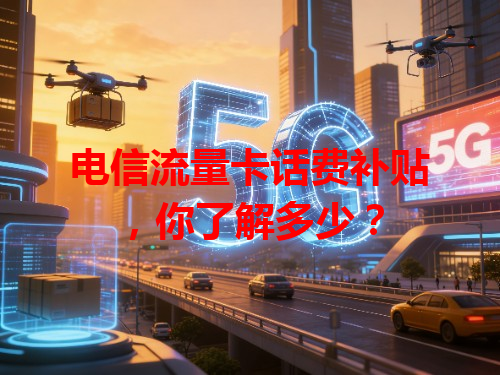 电信流量卡话费补贴，你了解多少？