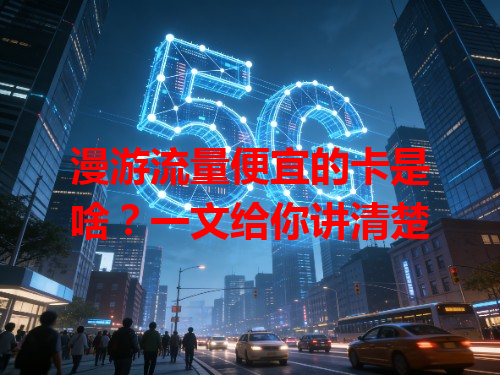 漫游流量便宜的卡是啥？一文给你讲清楚