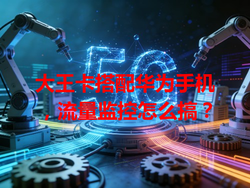 大王卡搭配华为手机，流量监控怎么搞？