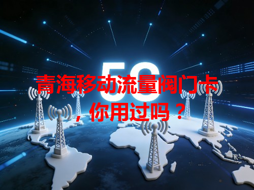 青海移动流量阀门卡，你用过吗？