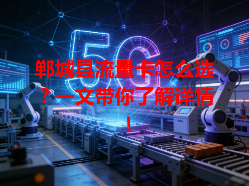 郸城县流量卡怎么选？一文带你了解详情！