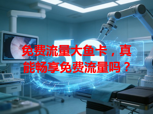 免费流量大鱼卡，真能畅享免费流量吗？