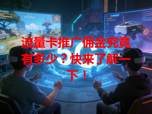 流量卡推广佣金究竟有多少？快来了解一下！