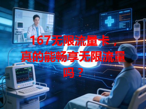 167无限流量卡，真的能畅享无限流量吗？