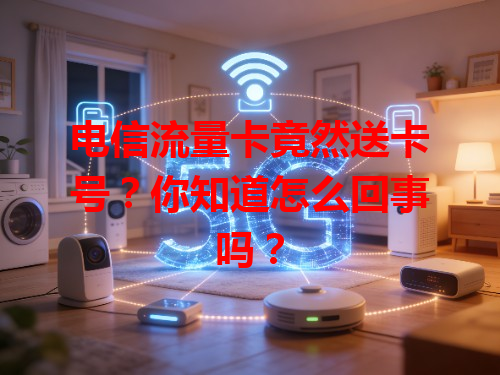 电信流量卡竟然送卡号？你知道怎么回事吗？
