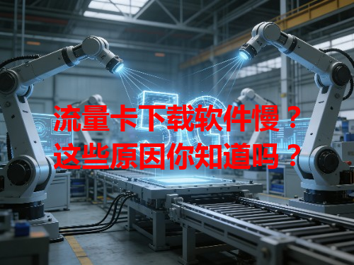 流量卡下载软件慢？这些原因你知道吗？