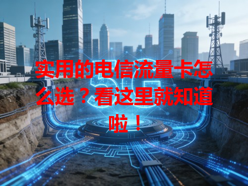 实用的电信流量卡怎么选？看这里就知道啦！
