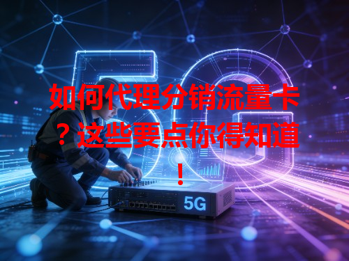 如何代理分销流量卡？这些要点你得知道！
