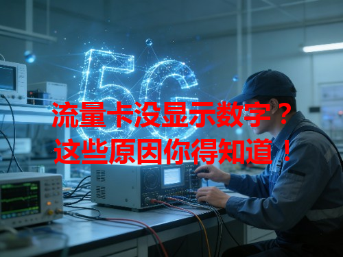 流量卡没显示数字？这些原因你得知道！