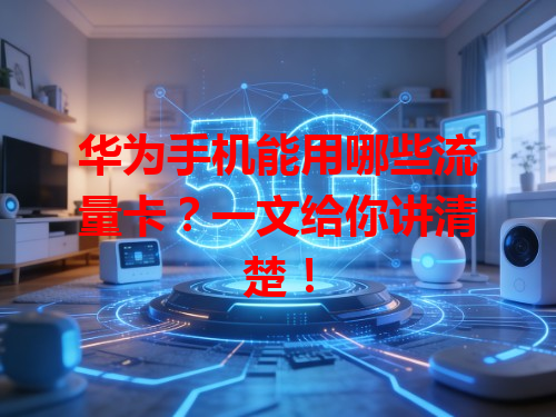 华为手机能用哪些流量卡？一文给你讲清楚！
