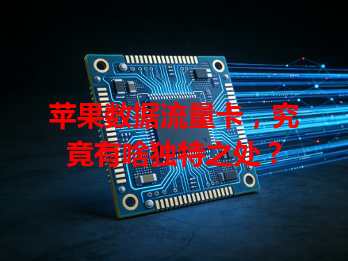 苹果数据流量卡，究竟有啥独特之处？