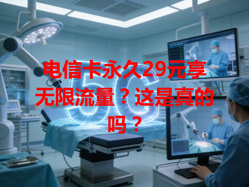 电信卡永久29元享无限流量？这是真的吗？