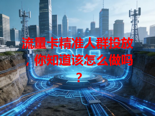 流量卡精准人群投放，你知道该怎么做吗？