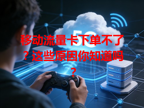 移动流量卡下单不了？这些原因你知道吗？