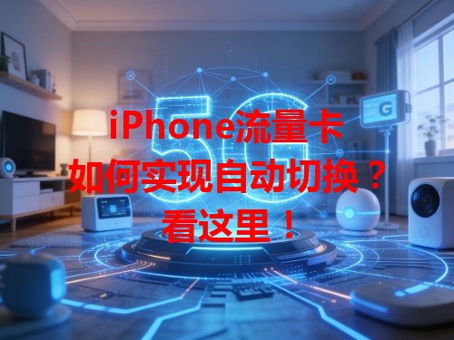 iPhone流量卡如何实现自动切换？看这里！