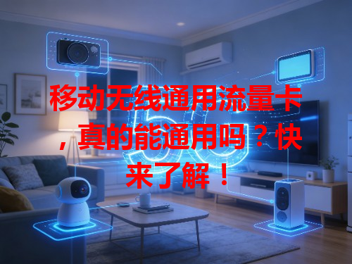 移动无线通用流量卡，真的能通用吗？快来了解！