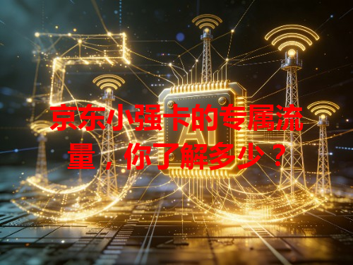 京东小强卡的专属流量，你了解多少？