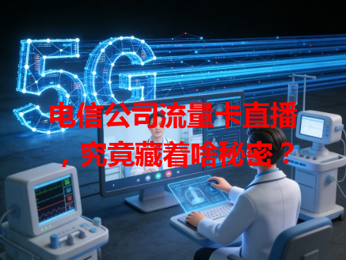 电信公司流量卡直播，究竟藏着啥秘密？