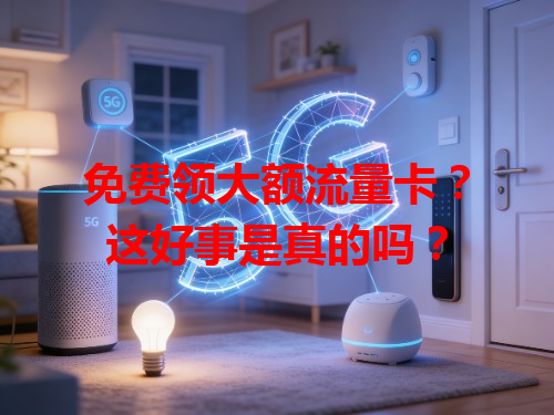 免费领大额流量卡？这好事是真的吗？