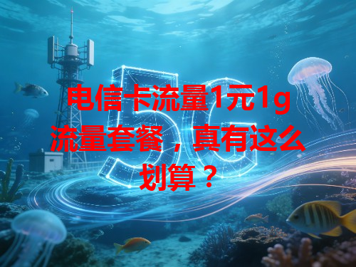 电信卡流量1元1g流量套餐，真有这么划算？