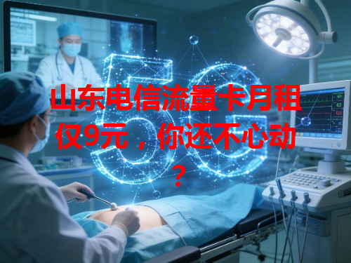 山东电信流量卡月租仅9元，你还不心动？