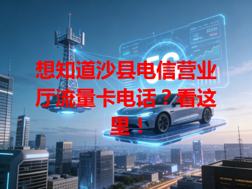 想知道沙县电信营业厅流量卡电话？看这里！