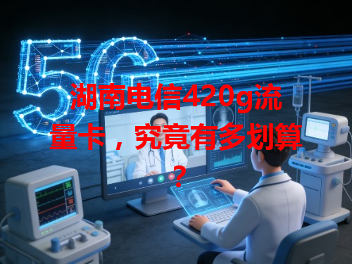湖南电信420g流量卡，究竟有多划算？