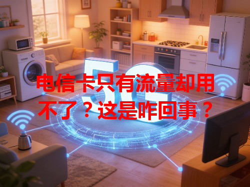电信卡只有流量却用不了？这是咋回事？