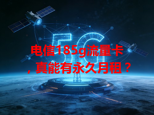 电信185g流量卡，真能有永久月租？