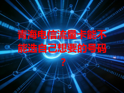 青海电信流量卡能不能选自己想要的号码？