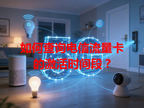 如何查询电信流量卡的激活时间段？