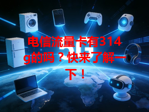 电信流量卡有314g的吗？快来了解一下！