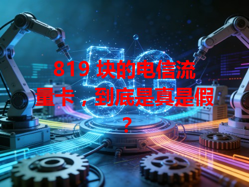 819 块的电信流量卡，到底是真是假？