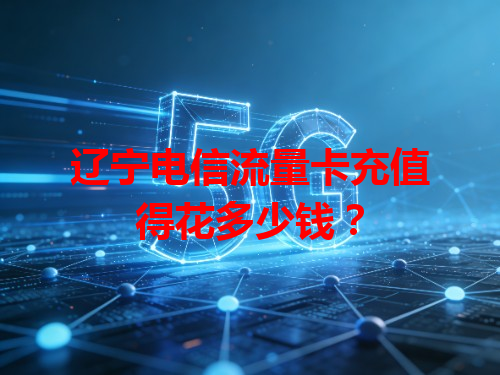 辽宁电信流量卡充值得花多少钱？