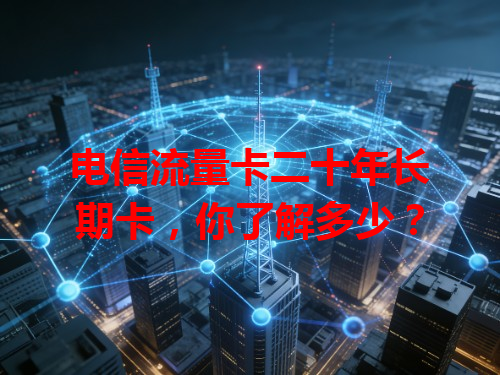 电信流量卡二十年长期卡，你了解多少？